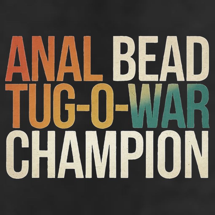 Anal Bead Tug O War Champion Funny Saying Trucker Hat