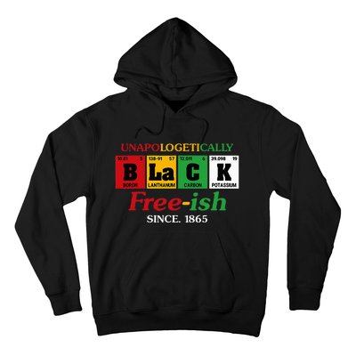 Africa Black Unapologetically Freeish Since 1865 Juneteenth Hoodie