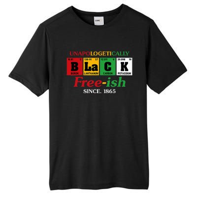 Africa Black Unapologetically Freeish Since 1865 Juneteenth Tall Fusion ChromaSoft Performance T-Shirt