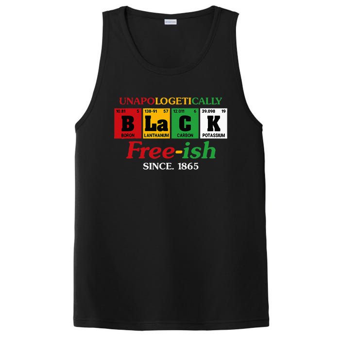 Africa Black Unapologetically Freeish Since 1865 Juneteenth PosiCharge Competitor Tank