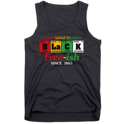 Africa Black Unapologetically Freeish Since 1865 Juneteenth Tank Top