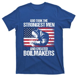 American Boilermakers Union Worker Strongest Us Flag Gift T-Shirt