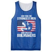 American Boilermakers Union Worker Strongest Us Flag Gift Mesh Reversible Basketball Jersey Tank