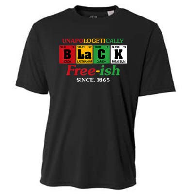 Africa Black Unapologetically Freeish Since 1865 Juneteenth Cooling Performance Crew T-Shirt