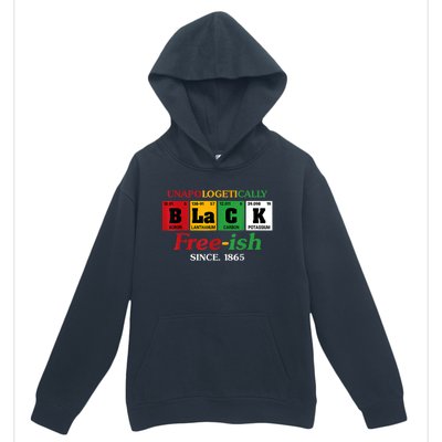 Africa Black Unapologetically Freeish Since 1865 Juneteenth Urban Pullover Hoodie