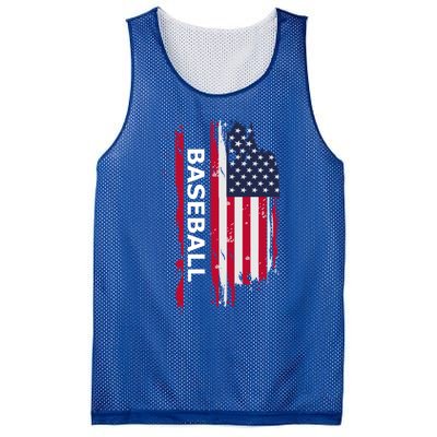 American Baseball Usa Flag Cute Gift Mesh Reversible Basketball Jersey Tank