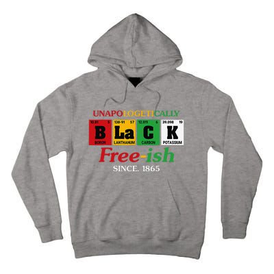 Africa Black Unapologetically Freeish Since 1865 Juneteenth Tall Hoodie