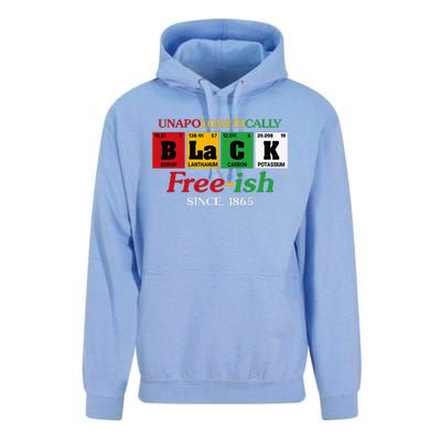 Africa Black Unapologetically Freeish Since 1865 Juneteenth Unisex Surf Hoodie