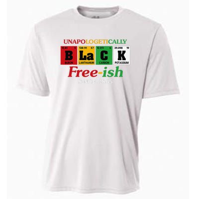 Africa Black Unapologetically Freeish Since 1865 Juneteenth Cooling Performance Crew T-Shirt