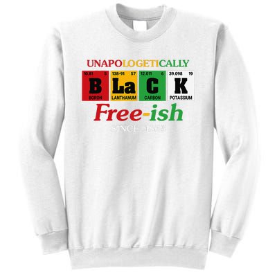 Africa Black Unapologetically Freeish Since 1865 Juneteenth Sweatshirt