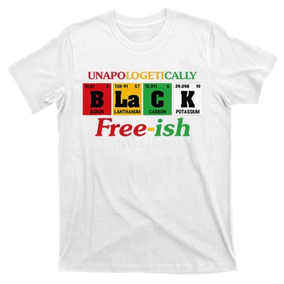 Africa Black Unapologetically Freeish Since 1865 Juneteenth T-Shirt