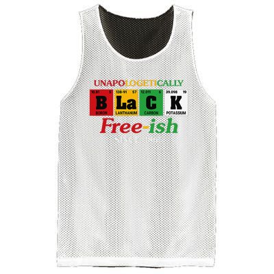 Africa Black Unapologetically Freeish Since 1865 Juneteenth Mesh Reversible Basketball Jersey Tank