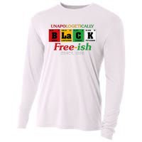 Africa Black Unapologetically Freeish Since 1865 Juneteenth Cooling Performance Long Sleeve Crew