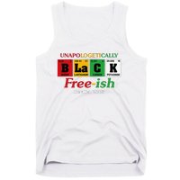 Africa Black Unapologetically Freeish Since 1865 Juneteenth Tank Top