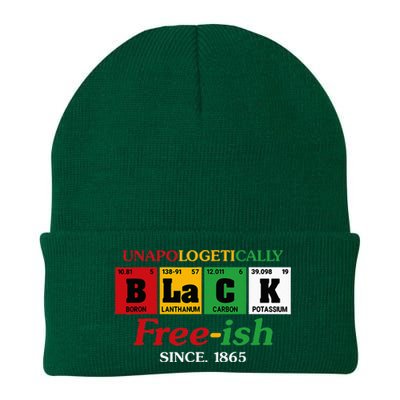 Africa Black Unapologetically Freeish Since 1865 Juneteenth Knit Cap Winter Beanie