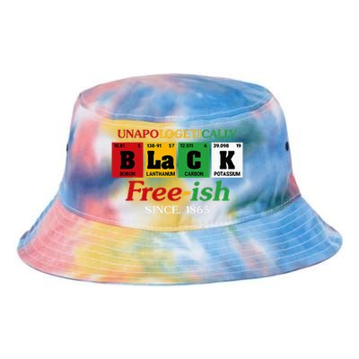 Africa Black Unapologetically Freeish Since 1865 Juneteenth Tie Dye Newport Bucket Hat