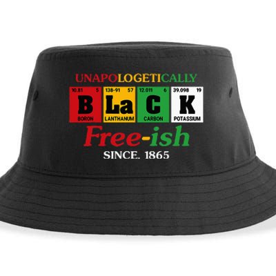 Africa Black Unapologetically Freeish Since 1865 Juneteenth Sustainable Bucket Hat