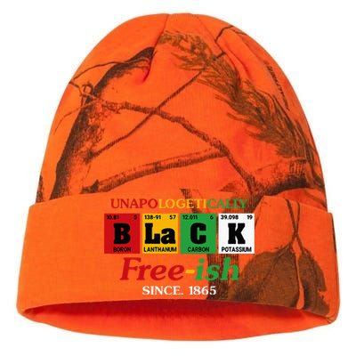 Africa Black Unapologetically Freeish Since 1865 Juneteenth Kati Licensed 12" Camo Beanie