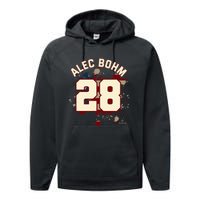 Alec Bohm Vintage Flag Philadelphia Baseball Patriotic Performance Fleece Hoodie