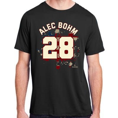 Alec Bohm Vintage Flag Philadelphia Baseball Patriotic Adult ChromaSoft Performance T-Shirt