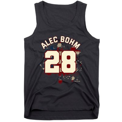 Alec Bohm Vintage Flag Philadelphia Baseball Patriotic Tank Top