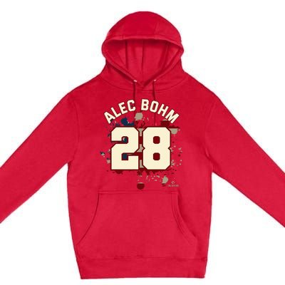 Alec Bohm Vintage Flag Philadelphia Baseball Patriotic Premium Pullover Hoodie