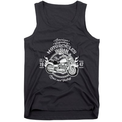 American Bikers Vintage Retro Riders Gift Tank Top