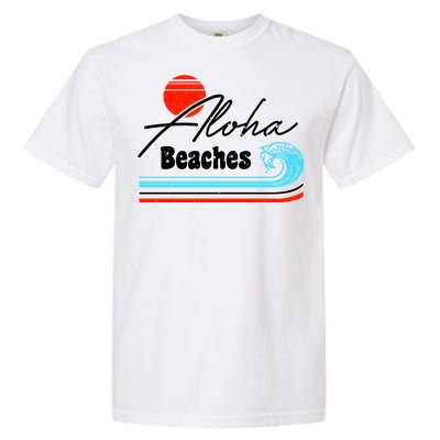 Aloha Beaches Vintage Retro Garment-Dyed Heavyweight T-Shirt