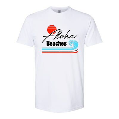 Aloha Beaches Vintage Retro Softstyle® CVC T-Shirt