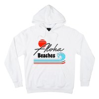 Aloha Beaches Vintage Retro Hoodie