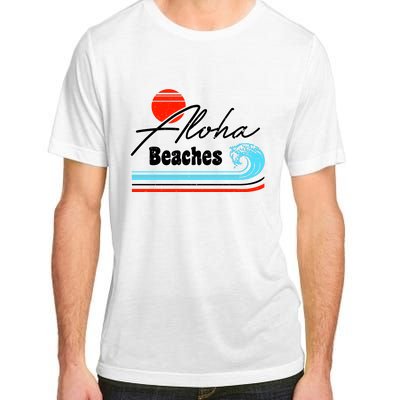 Aloha Beaches Vintage Retro Adult ChromaSoft Performance T-Shirt