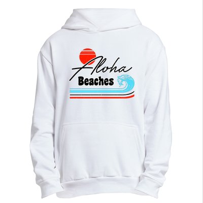 Aloha Beaches Vintage Retro Urban Pullover Hoodie