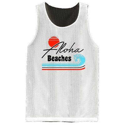 Aloha Beaches Vintage Retro Mesh Reversible Basketball Jersey Tank