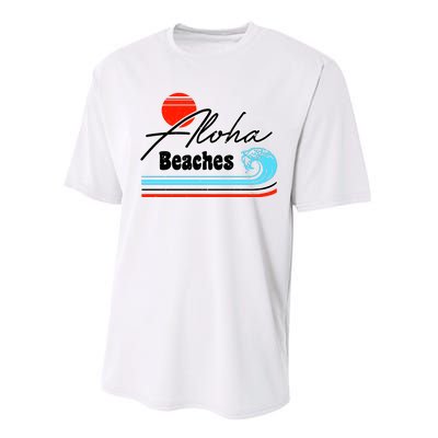 Aloha Beaches Vintage Retro Performance Sprint T-Shirt