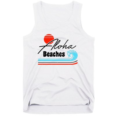 Aloha Beaches Vintage Retro Tank Top