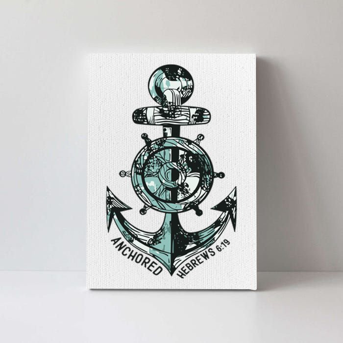 Anchor Bible Verse Christian Gift Canvas