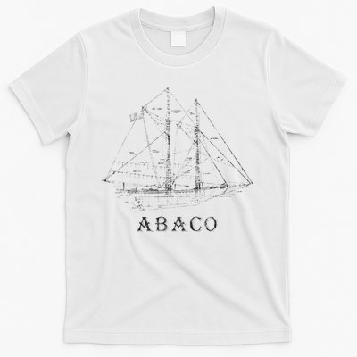 Abaco Bahamas Vintage Retro Classic Sailboat Vacation T-Shirt