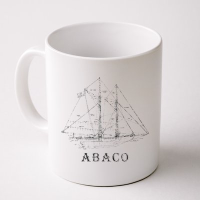 Abaco Bahamas Vintage Retro Classic Sailboat Vacation Mug