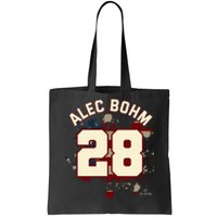 Alec Bohm Vintage Flag Philadelphia Baseball Tote Bag