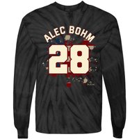 Alec Bohm Vintage Flag Philadelphia Baseball Patriotic Tie-Dye Long Sleeve Shirt