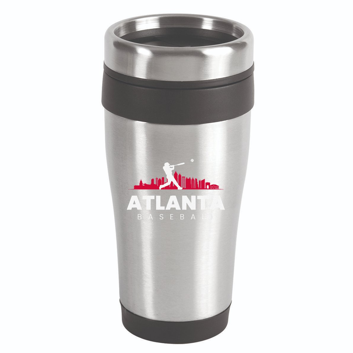 Atlanta Baseball Vintage Minimalist Retro Baseball Lover 16oz Travel Tumbler