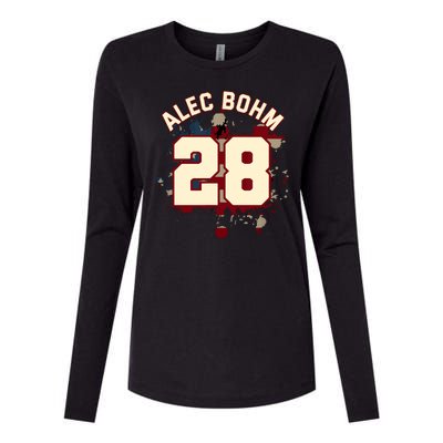 Alec Bohm Vintage Flag  Womens Cotton Relaxed Long Sleeve T-Shirt