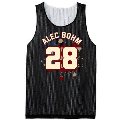 Alec Bohm Vintage Flag  Mesh Reversible Basketball Jersey Tank