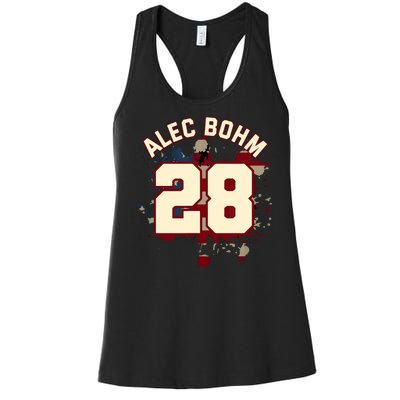 Alec Bohm Vintage Flag  Women's Racerback Tank