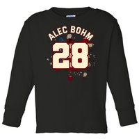 Alec Bohm Vintage Flag  Toddler Long Sleeve Shirt