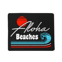 Aloha Beaches Vintage Retro Mousepad