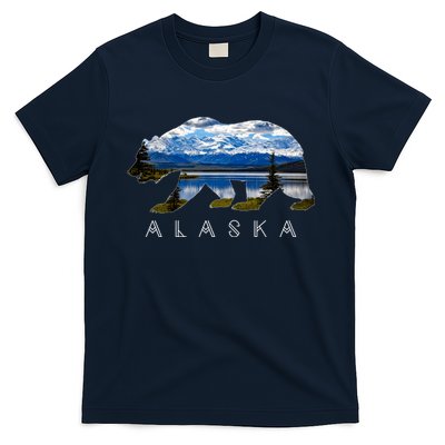 Alaskan Bear With Lake & Mountain Souvenir T-Shirt