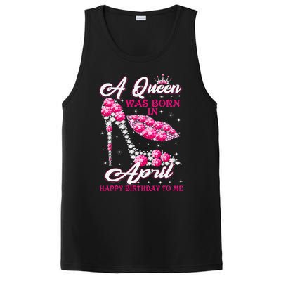 April Birthday Wo Party Diamond High Heel PosiCharge Competitor Tank