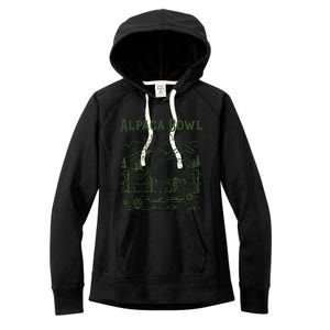 Alpaca Bowl Weed Funny Cannabis Friend Smoking Marijuana 420 Day Women's Fleece Hoodie