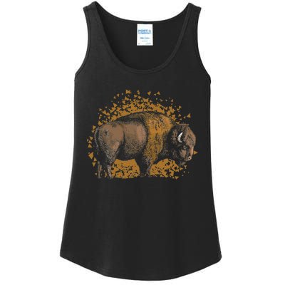 American Bison Wild Animal Gift Idea Men Kids Buffalo Ladies Essential Tank